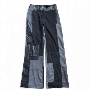 LeGatte Made in Italy Patchwork Mixed-Fabric Pants – IT 42 / US 6